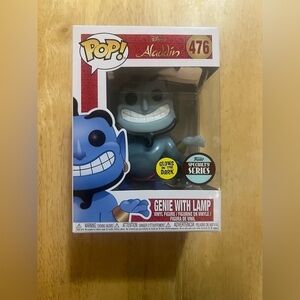 Funko Pop Disney Aladdin Genie with Lamp,Glow in the Dark,#476,New,NWT